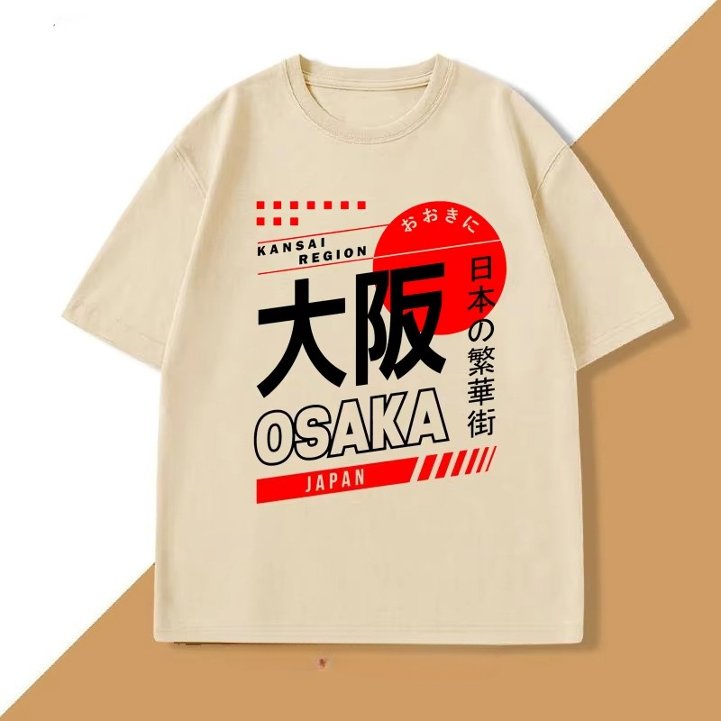 Street Fashion Osaka - تي شيرت على الطراز الياباني أوساكا،