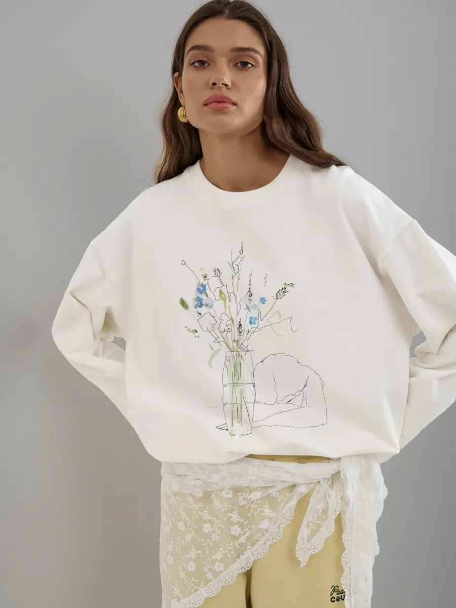 Longline Tee Oversized - قميص نسائي جديد للخريف بأكمام طويلة