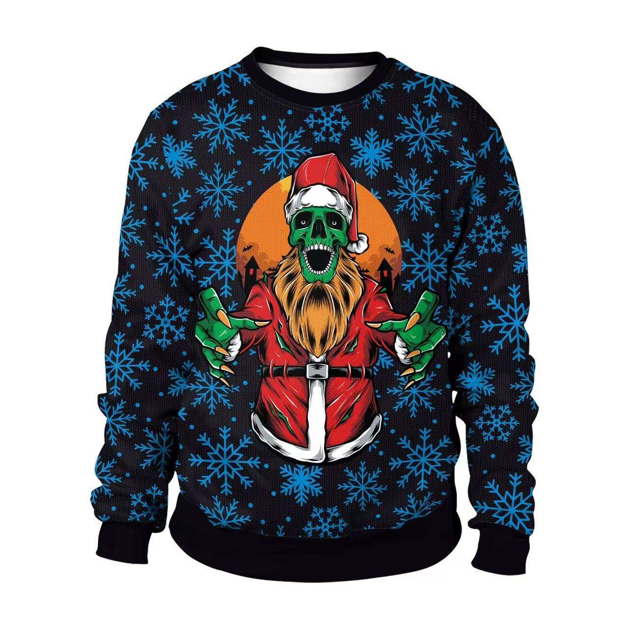 Oversized Crewneck Fleece - جرار زراعي سترة عيد الميلاد القبيحة