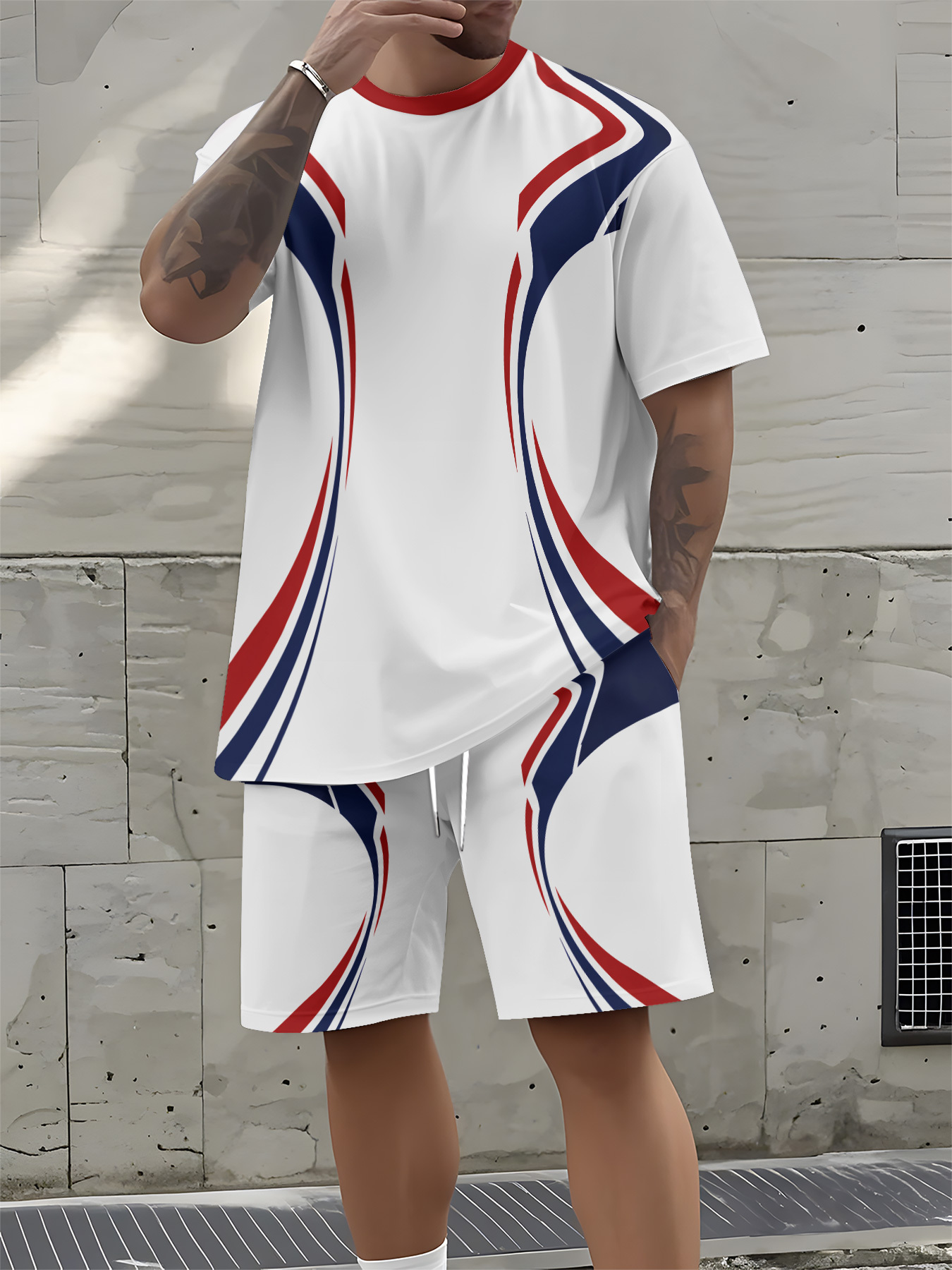 Street Fashion Summer 2026 - طقم رجالي صيفي جديد 2026 بأكمام