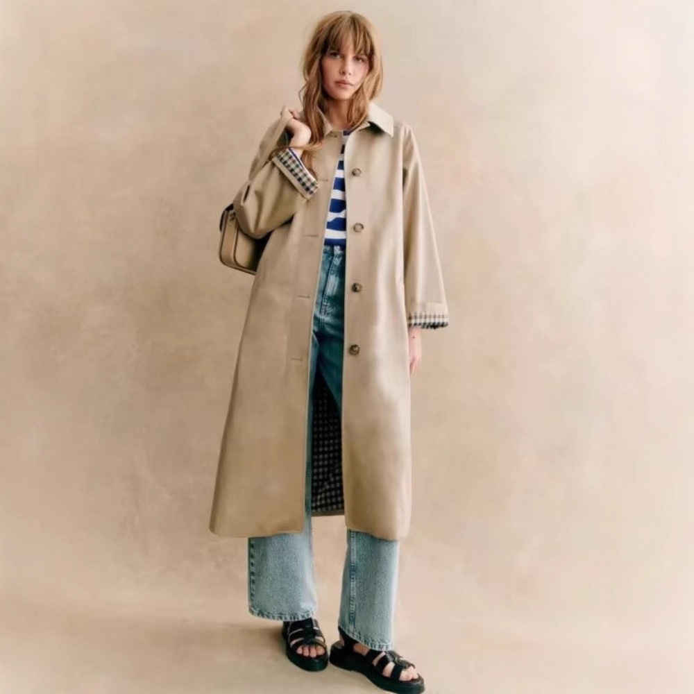 معطف نسائي طويل أنيق بتصميم كل - مراجعة Street Fashion England وسعره