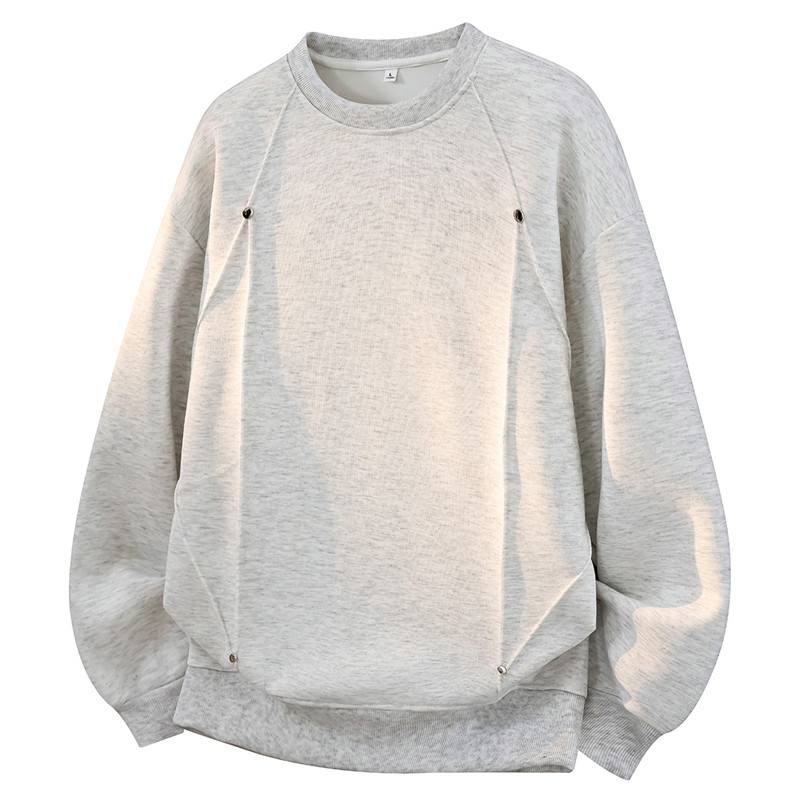 سويت شيرت رجالي واسع برقبة دائ - مراجعة Oversized Crewneck Fleece وسعره