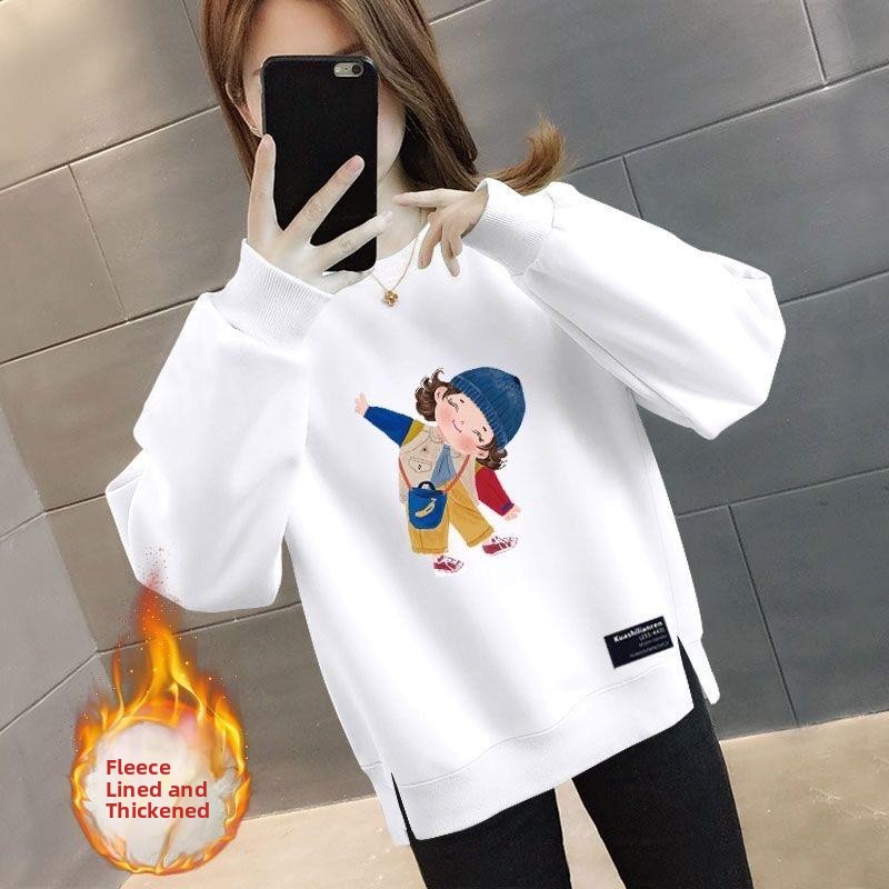 سترة نسائية سميكة من الصوف بتص - مراجعة Oversized Crewneck Fleece وسعره