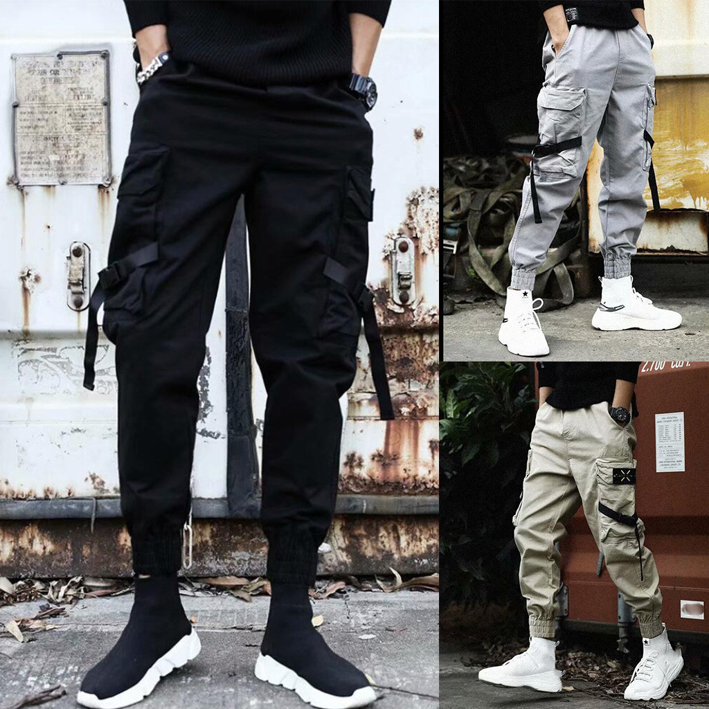 بنطلون كارجو فضفاض للرجال، ملا - مراجعة Street Fashion Art وسعره