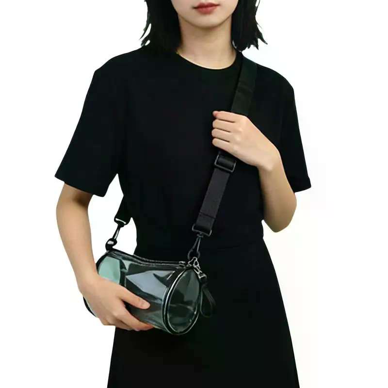 حقيبة كتف أنيقة شفافة بتصميم ل - مراجعة Street Fashion Women وسعره