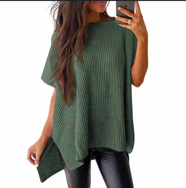 تي شيرت كاجوال من الشينيل بقصة - مراجعة Longline Tee Oversized وسعره
