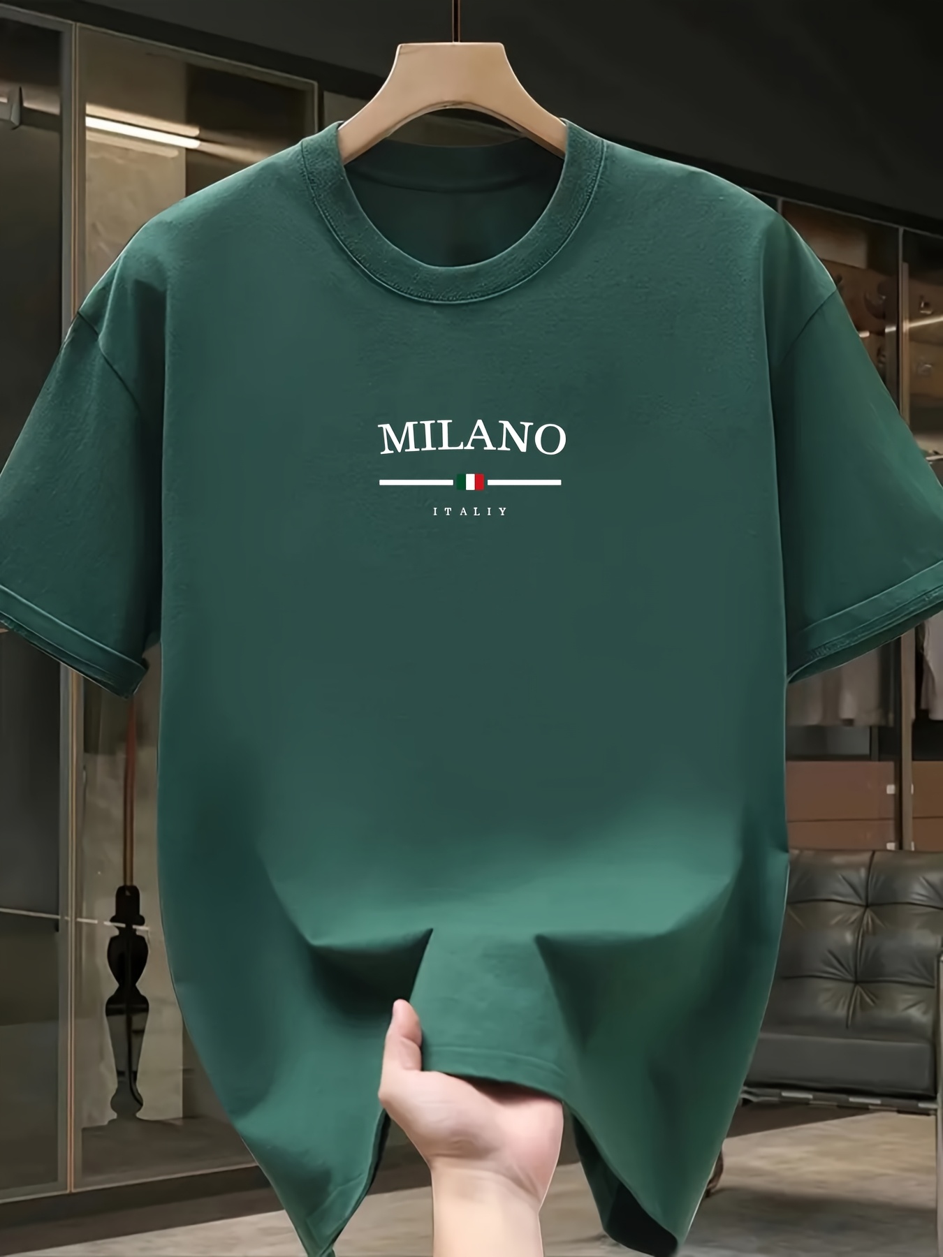 تي شيرت رجالي 100% من القطن ال - مراجعة Street Fashion Milan وسعره