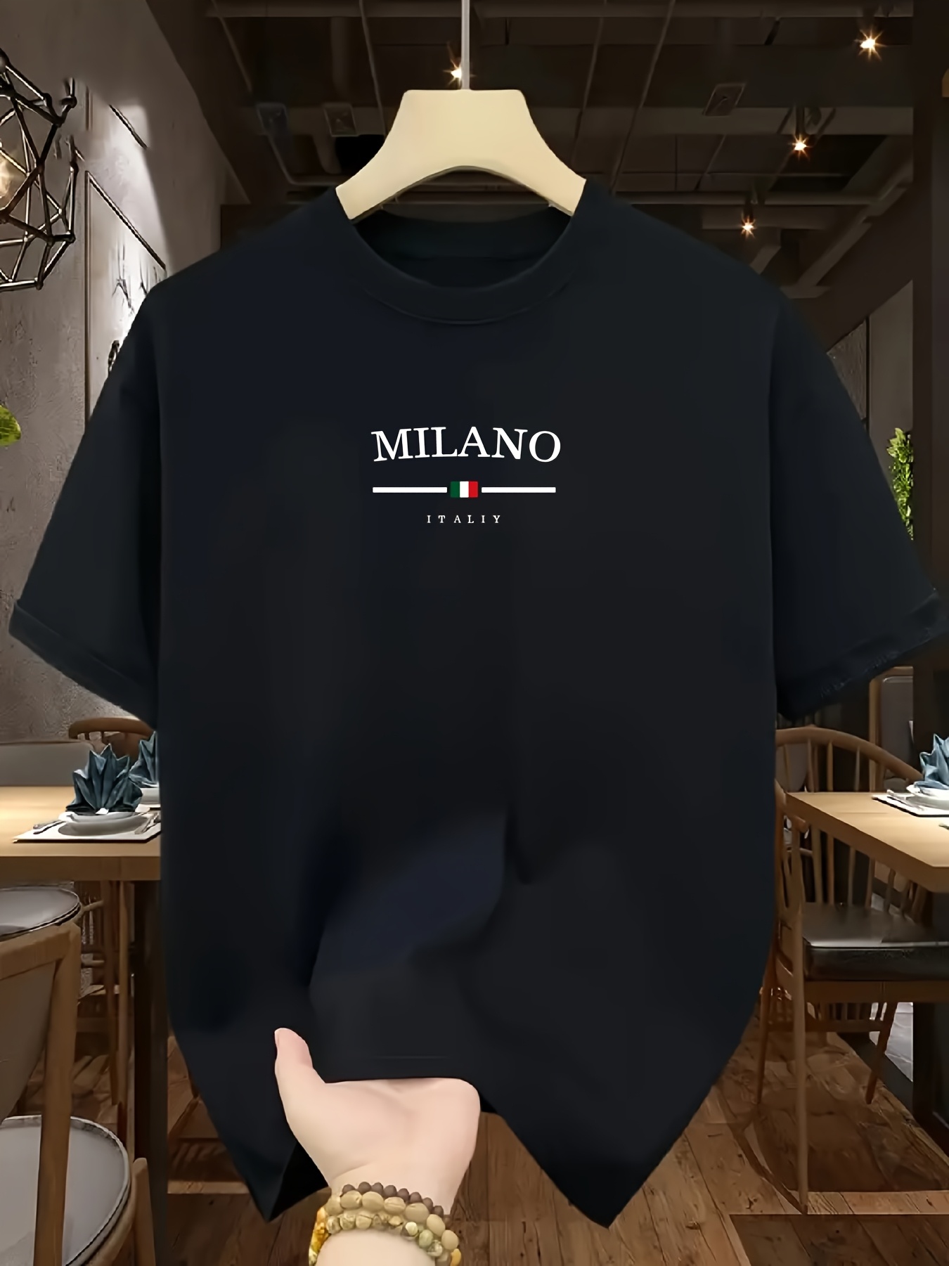 تي شيرت رجالي 100% من القطن ال - مراجعة Street Fashion Milan وسعره