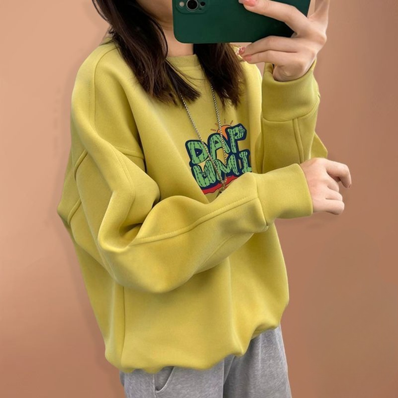 سترة نسائية فضفاضة من القطن ال - مراجعة Oversized Crewneck Fleece وسعره