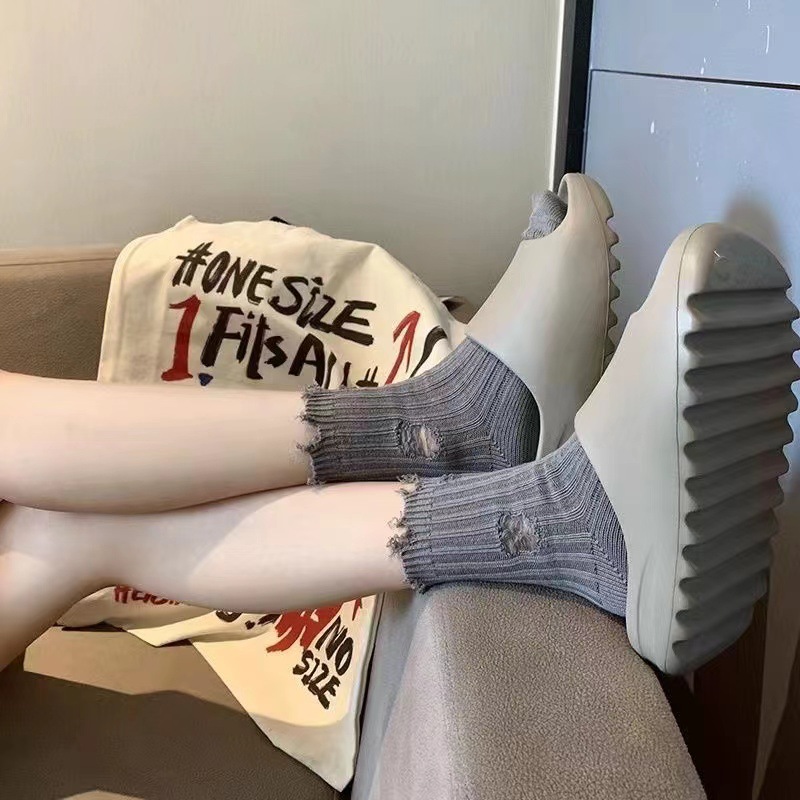 جوارب قطنية صيفية وربيعية للنس - مراجعة Street Fashion Korean Girl وسعره