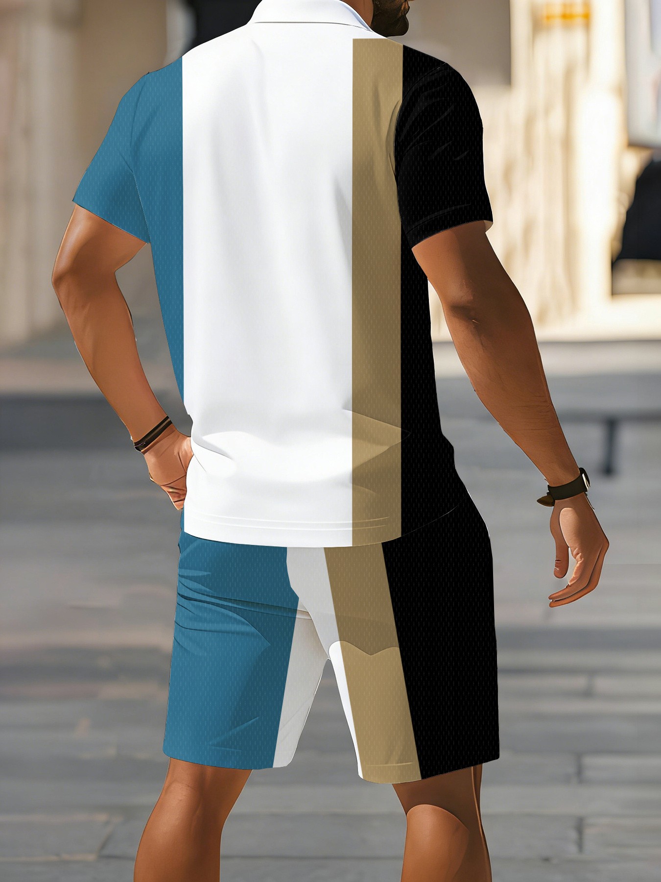 طقم قميص بولو رجالي جديد لصيف  - مراجعة Street Fashion Summer 2026 وسعره