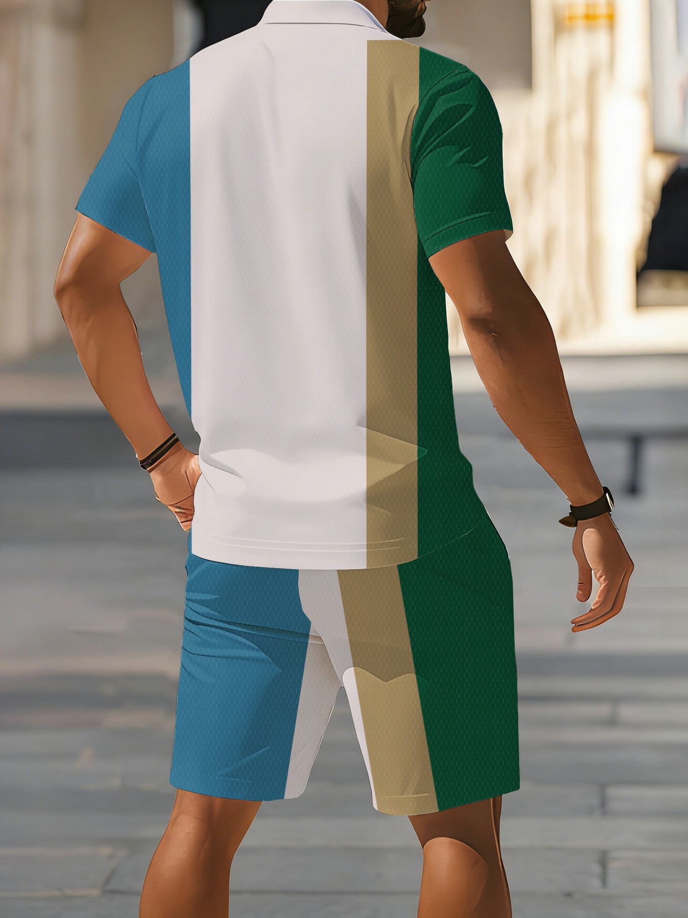 طقم قميص بولو رجالي جديد لصيف  - مراجعة Street Fashion Summer 2026 وسعره