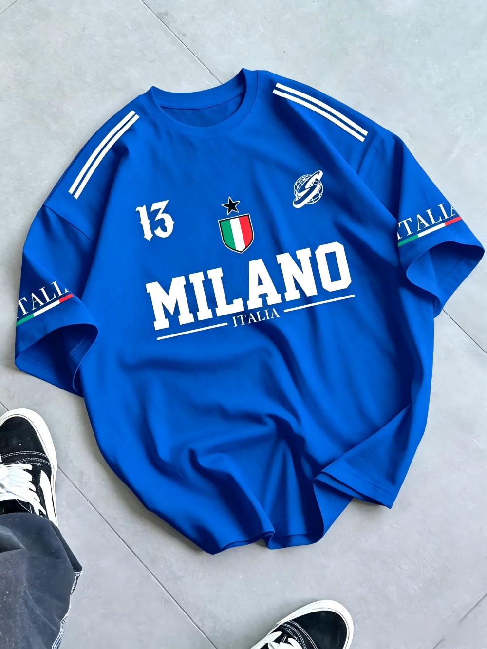 تي شيرت رجالي صيفي بتصميم إبدا - مراجعة Street Fashion Milan وسعره
