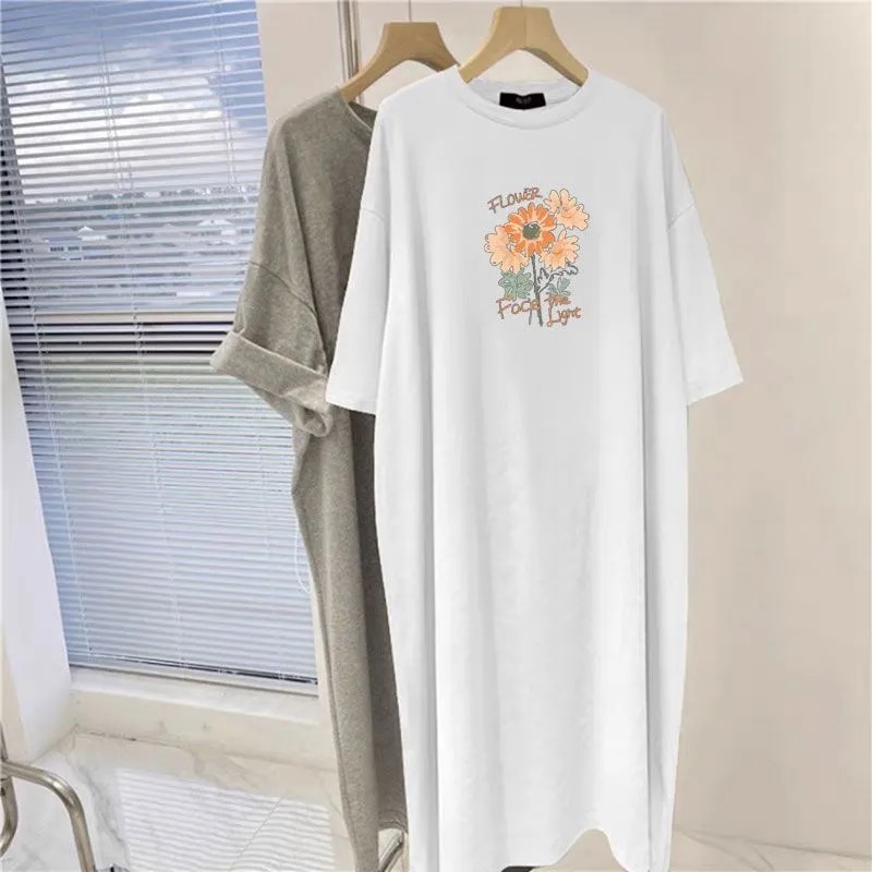فستان تي شيرت نسائي كبير الحجم - مراجعة Longline Tee Oversized وسعره