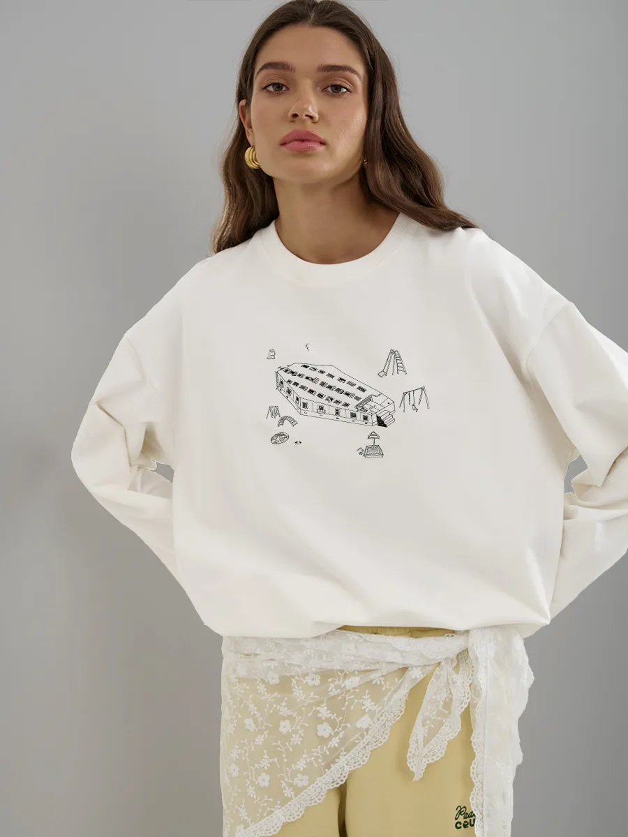 تي شيرت نسائي من القطن 100% بت - مراجعة Longline Tee Oversized وسعره