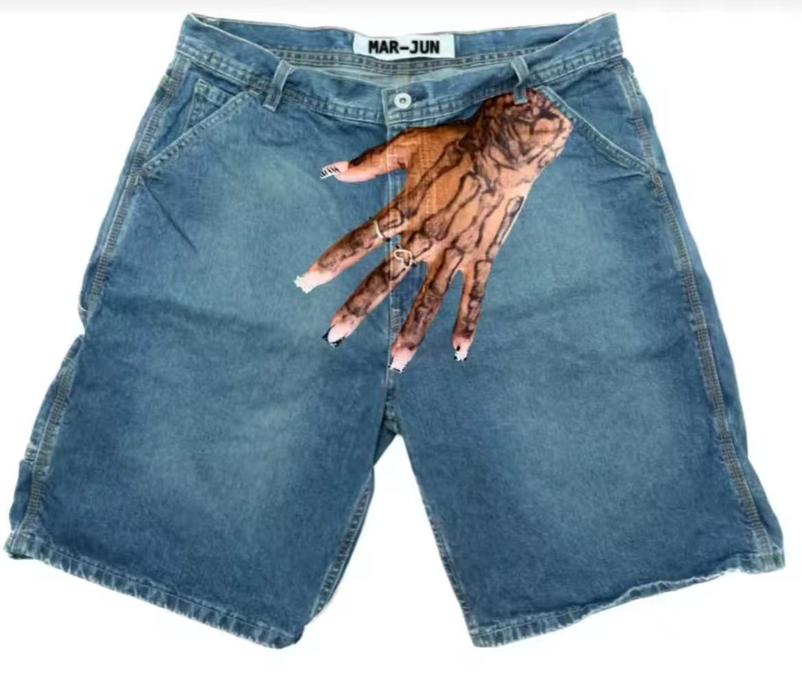 شورت جينز نسائي من ديب تاون Y2 - مراجعة Street Fashion Baggy وسعره