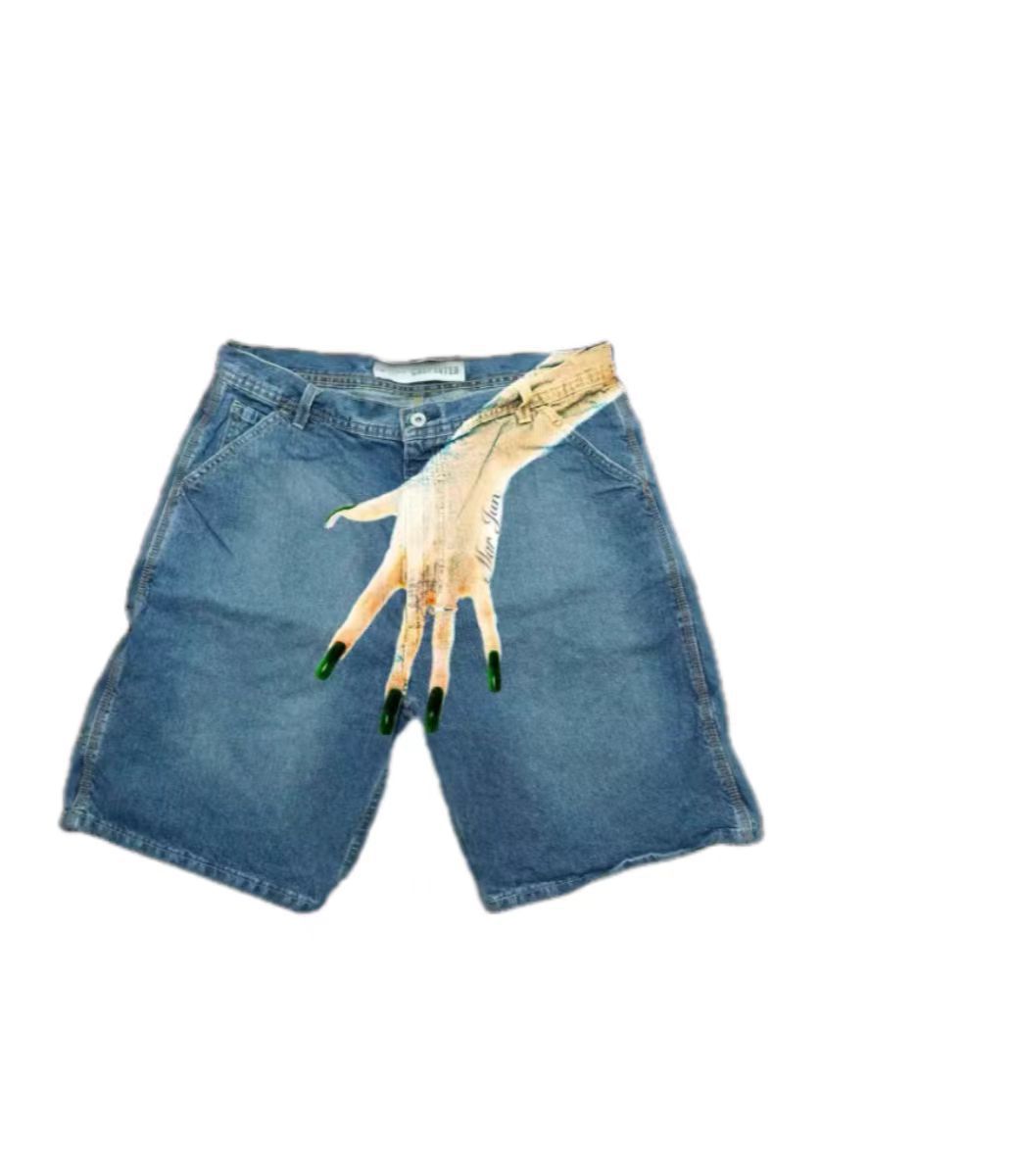 شورت جينز نسائي من ديب تاون Y2 - مراجعة Street Fashion Baggy وسعره