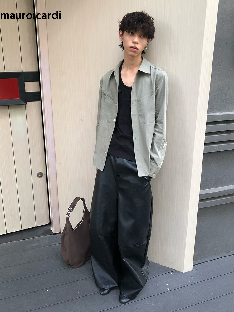 بنطلون ماورويكاردي واسع الساق  - مراجعة Street Fashion Baggy وسعره