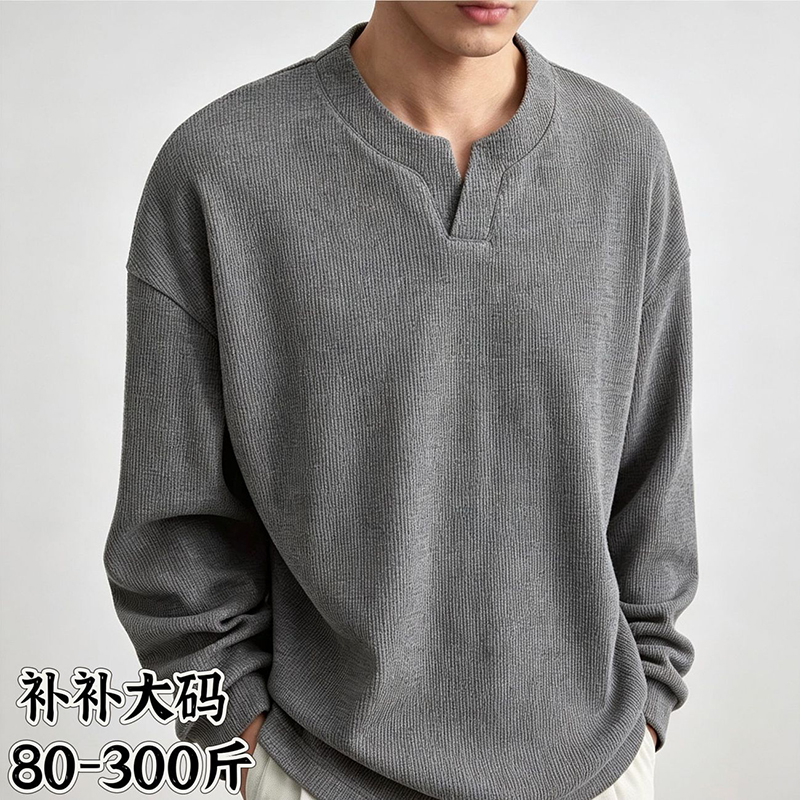 تي شيرت رجالي مقاس كبير بياقة  - مراجعة Longline Tee Oversized وسعره