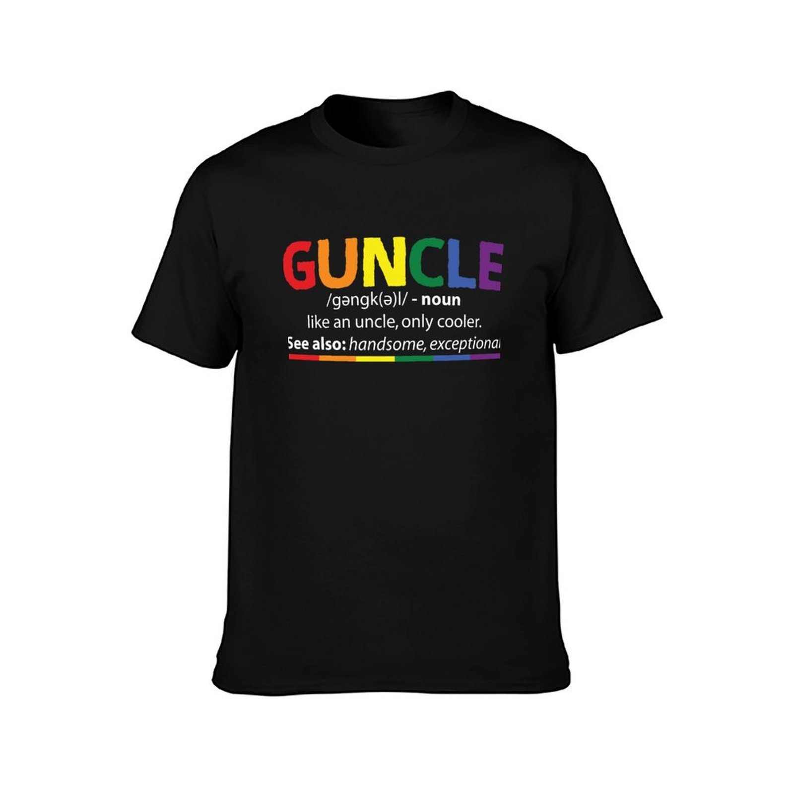 Guncle - تي شيرت بعبارة تعريف  - مراجعة Street Fashion Definition وسعره