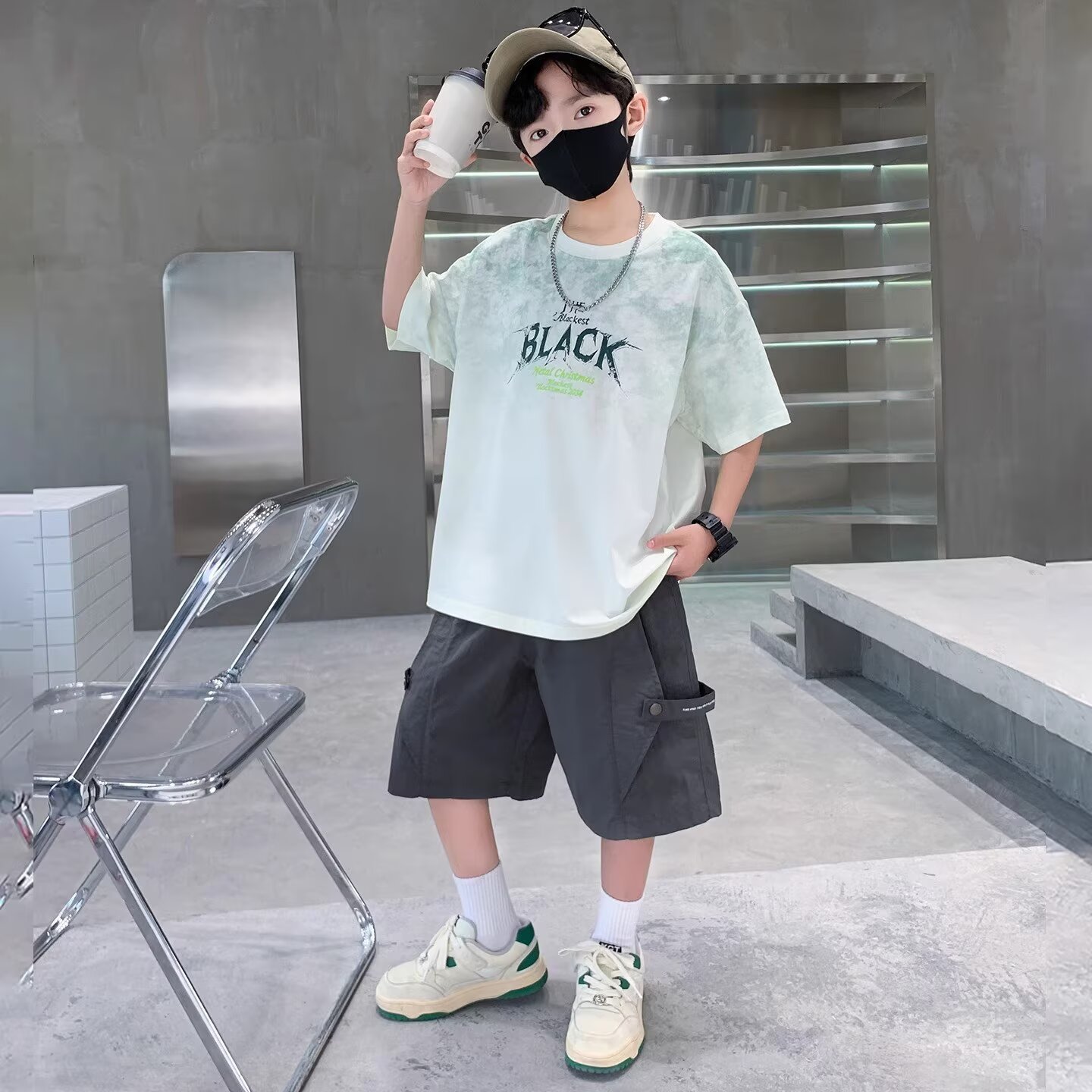 جديد الصيف الأولاد دعوى 120-17 - مراجعة Street Fashion Japan 2025 وسعره