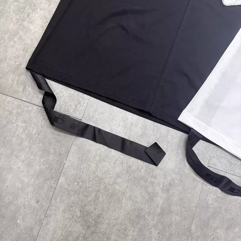تي شيرت فضفاض بتصميم RO مع مشب - مراجعة Longline Tee Oversized وسعره