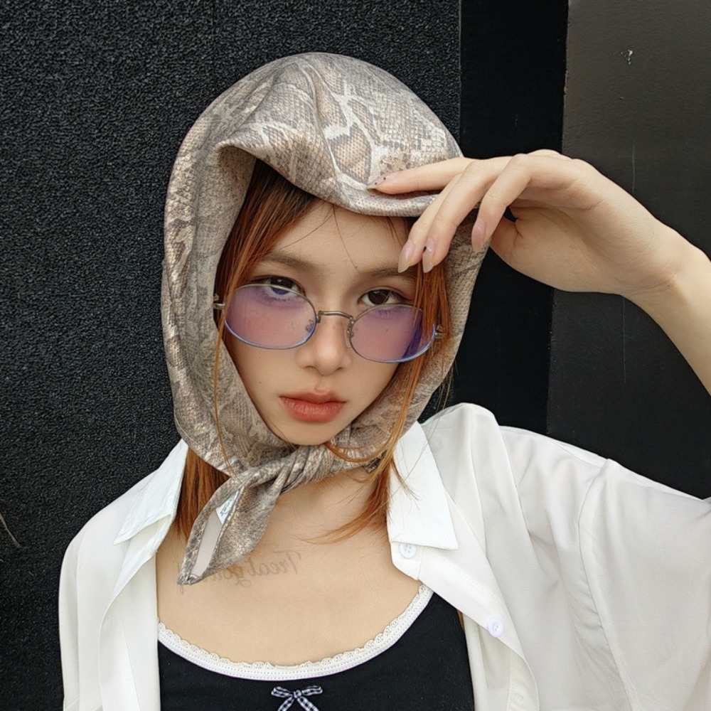 أغطية الرأس Y2K الأفعى طباعة ا - مراجعة Street Fashion Baggy وسعره