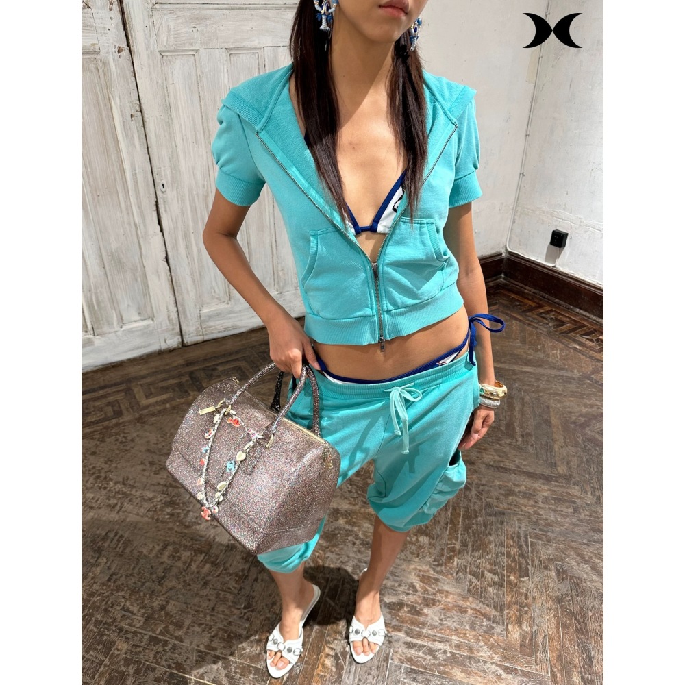 طقم رياضي عصري بلون موحد على ط - مراجعة Street Fashion Women وسعره