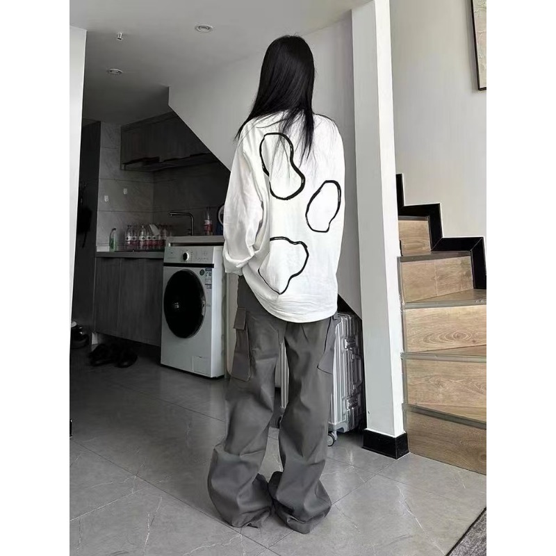 سترة نسائية فضفاضة بياقة دائري - مراجعة Longline Tee Oversized وسعره