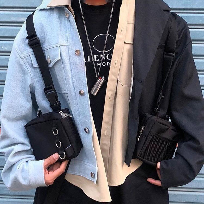 حقيبة صدر عصرية للشارع، حقيبة  - مراجعة Street Fashion Baggy وسعره