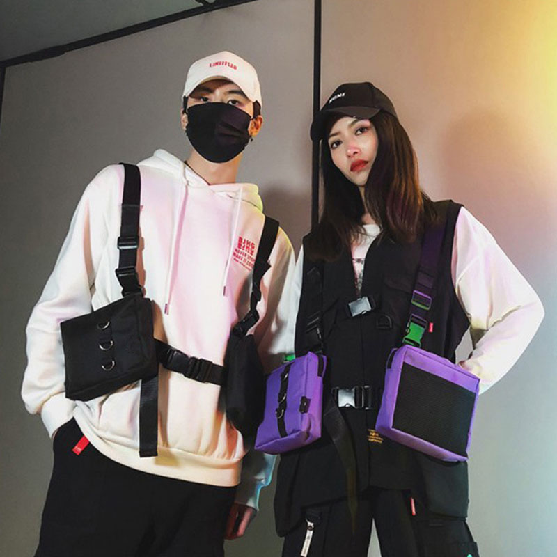 حقيبة صدر عصرية للشارع، حقيبة  - مراجعة Street Fashion Baggy وسعره